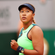 Naomi Osaka of Japan celebrates against Amanda Anisimova of USA during the Women’s Singles First Round match on Day 2 of The 2022 French Open at Roland Garros on May 23, 2022 in Paris, France. (Photo by Ryan Pierse/Getty Images)